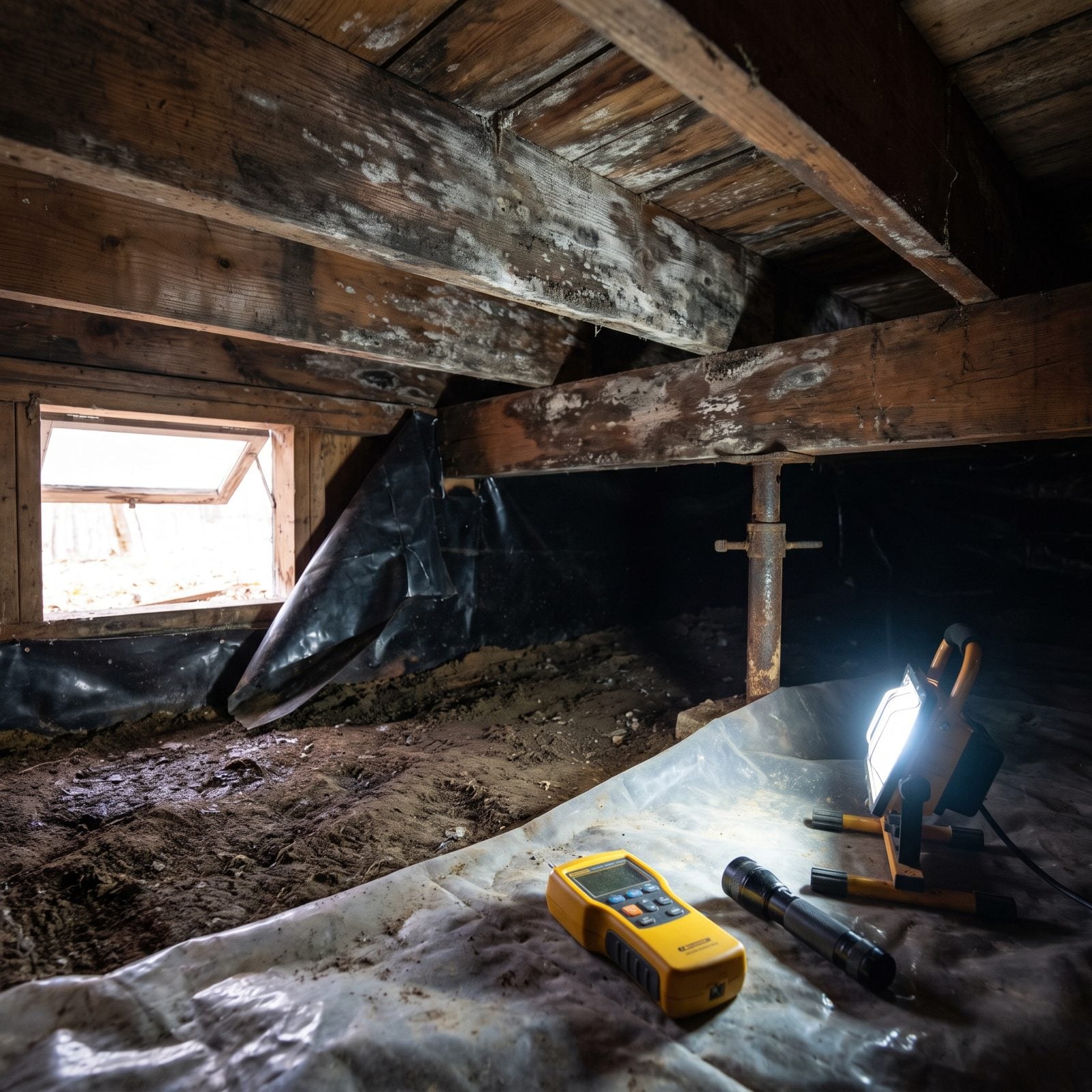 Missing Hidden Water Damage in the Crawl Space