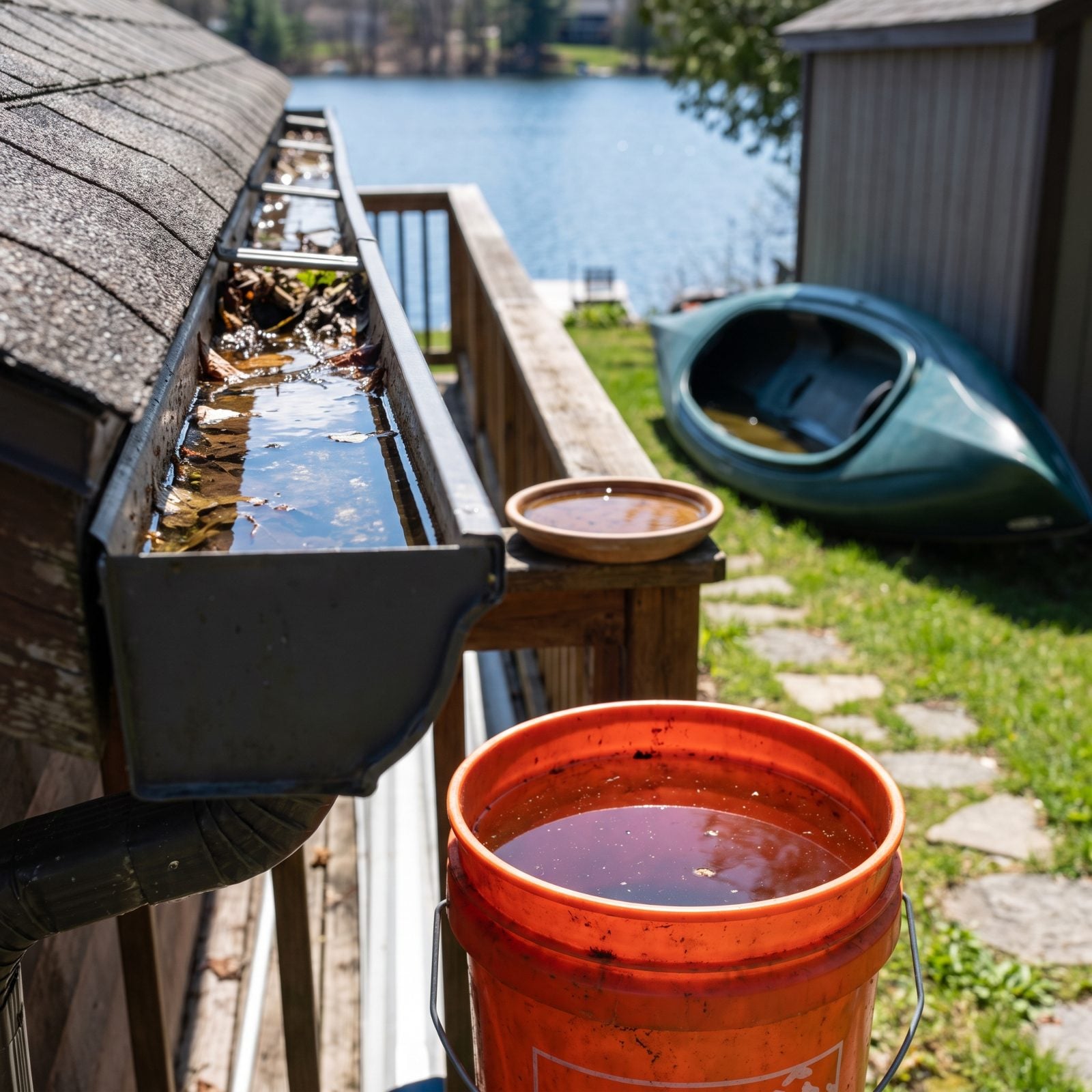 Mosquitoes Often Breed in Buckets and Gutters Rather Than the Lake