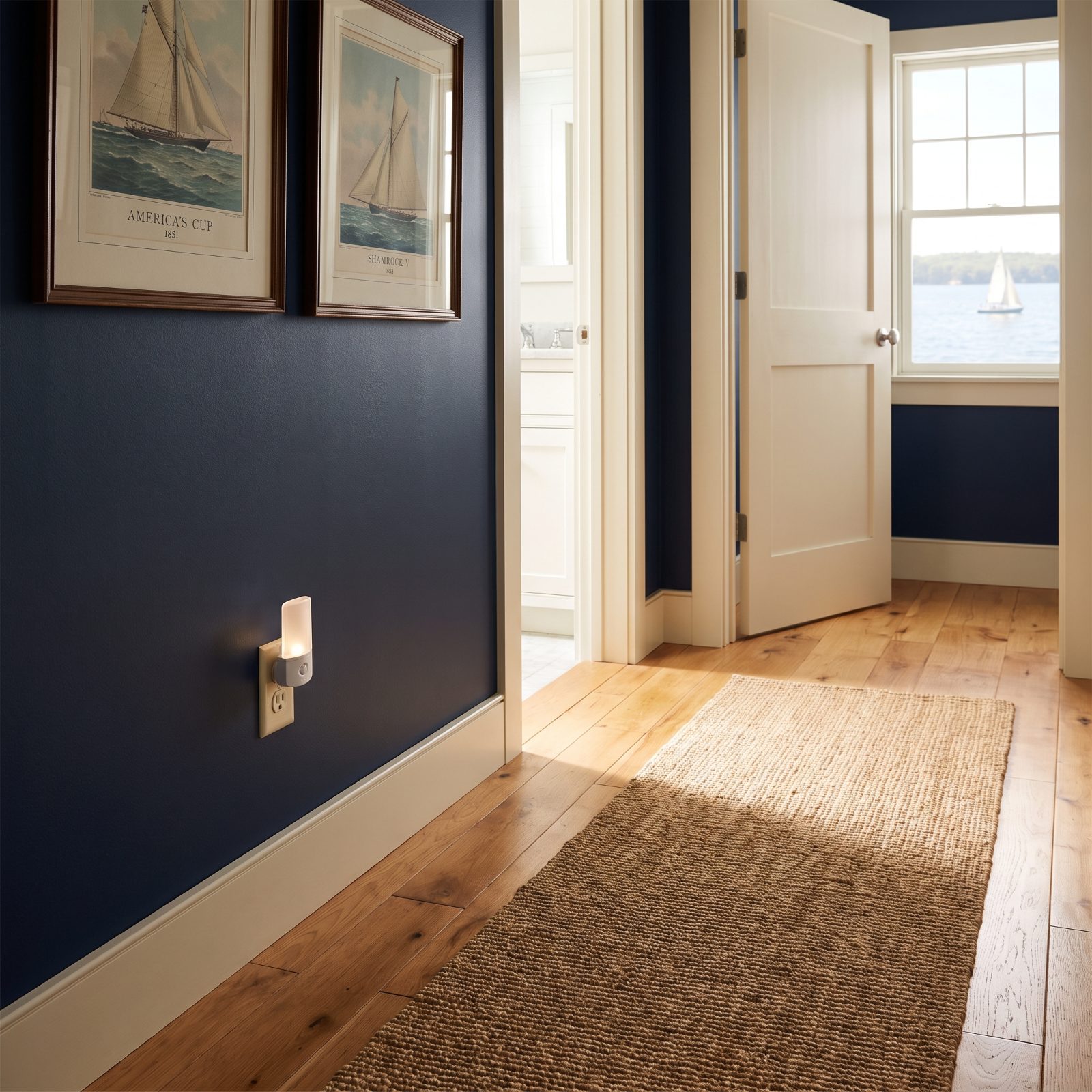 Motion-Sensor Night-Lights Along Familiar Routes