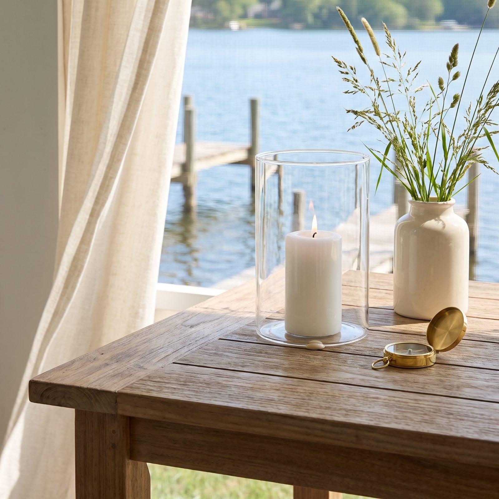 Museum Putty Beneath Wind-Prone Table Decorations