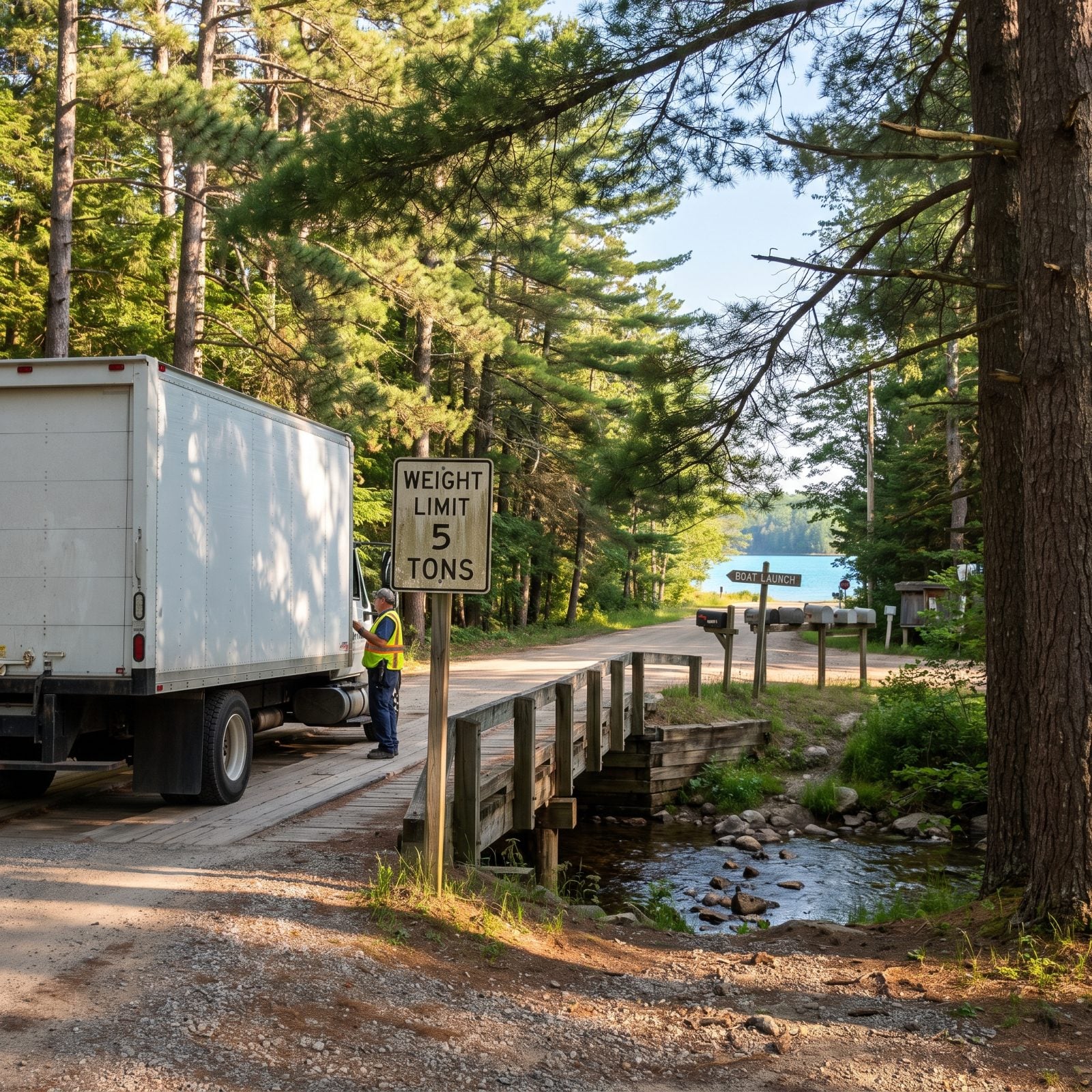 Narrow Roads and Weight-Limited Bridges Can Block Large Deliveries