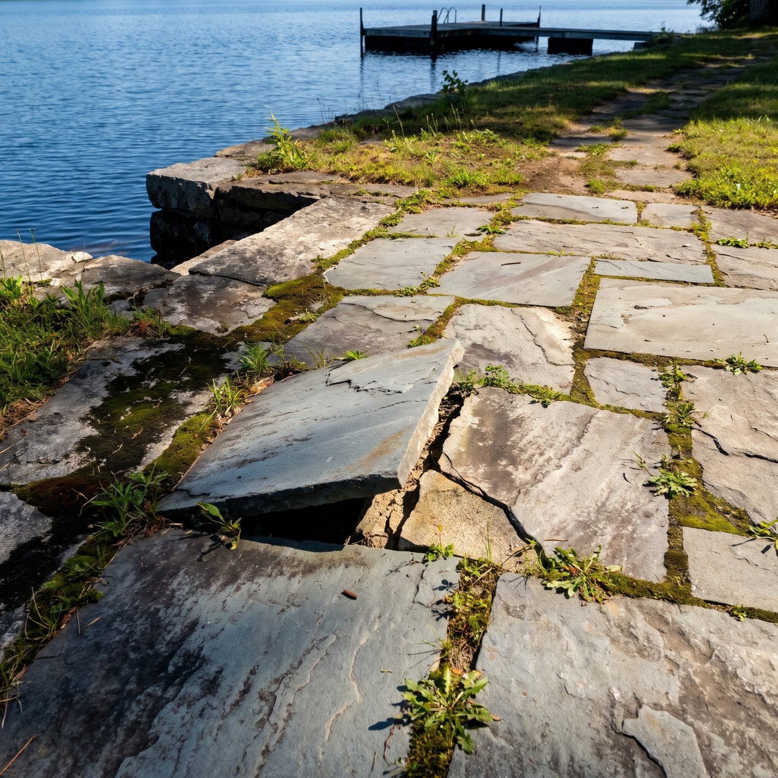 Natural Stone Patios That Heave, Settle, and Grow Their Own Garden