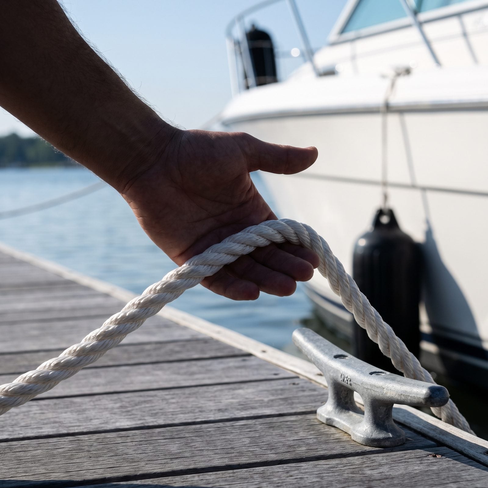 Never Wrap a Dock Line Around a Hand