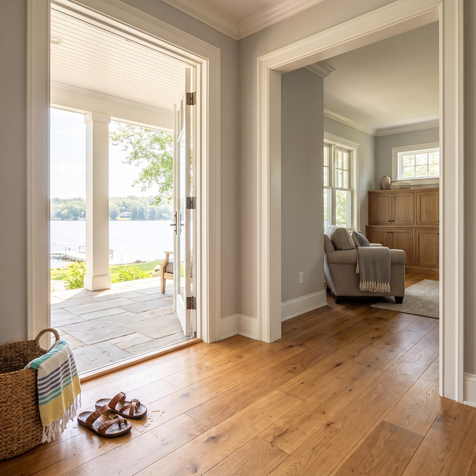 A No-Step Entrance With Wide Interior Doorways