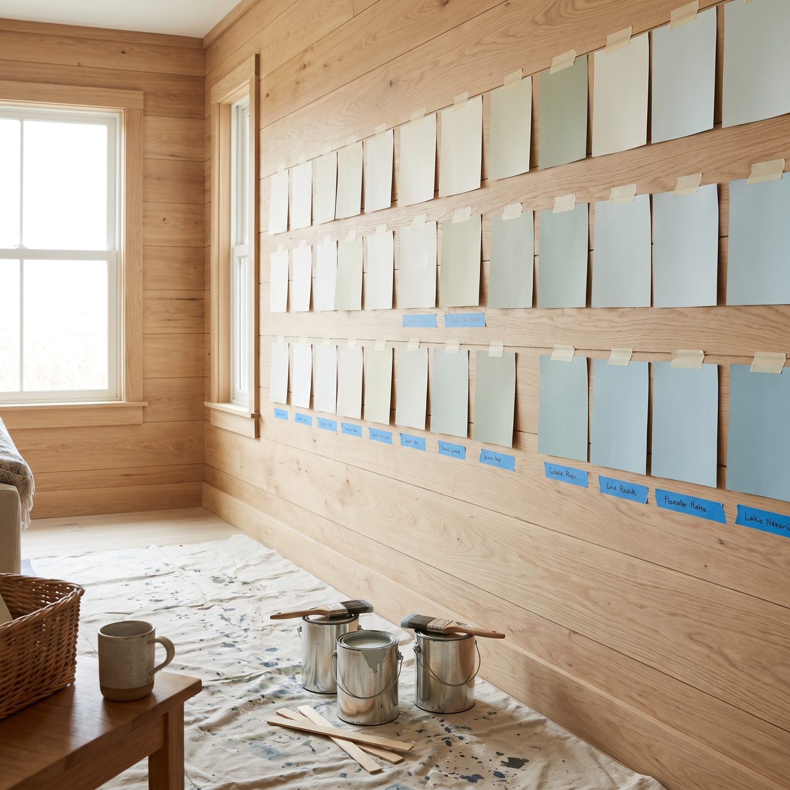 One Paint Swatch Somehow Turns Into Forty Decisions