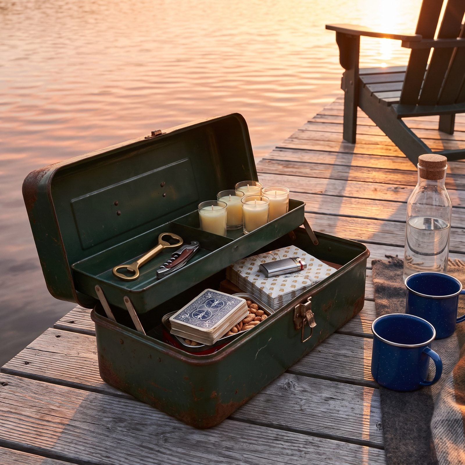 Pack Sunset Supplies in an Old Tackle Box