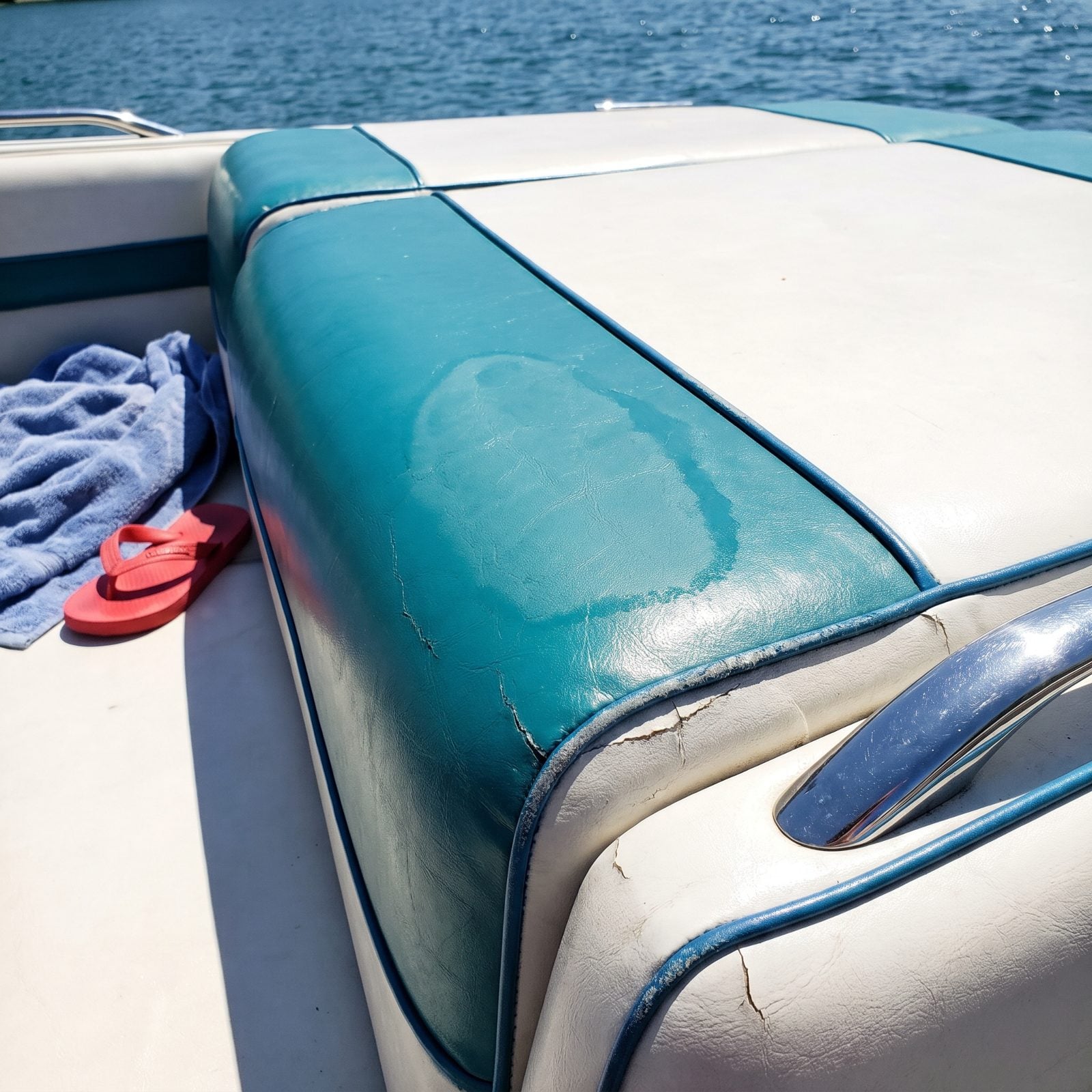 Peeling Your Legs Off A Hot Vinyl Boat Seat