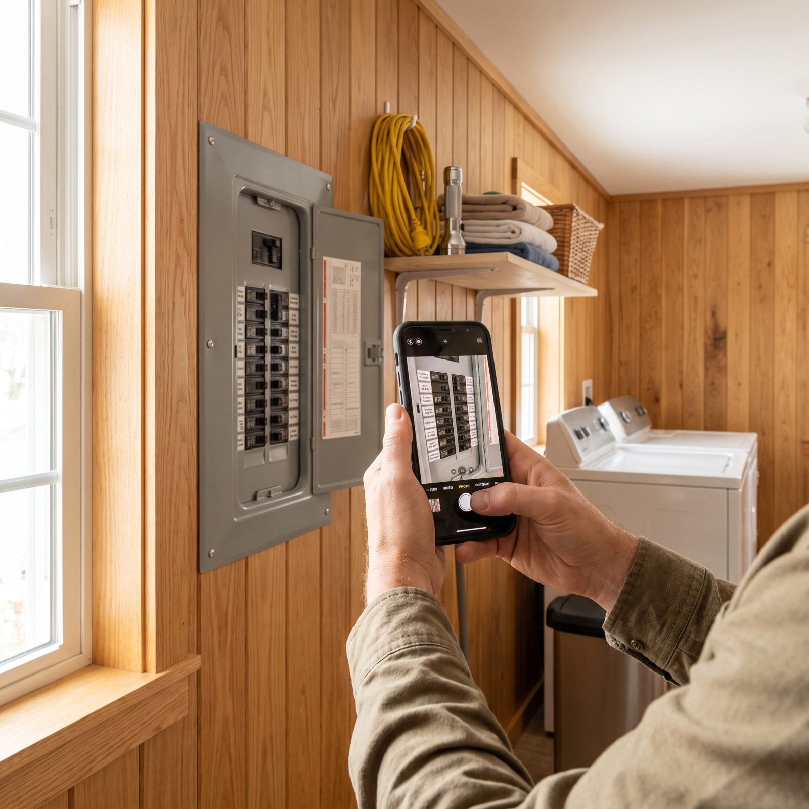 Photograph the Breaker Panel With Every Switch Labeled