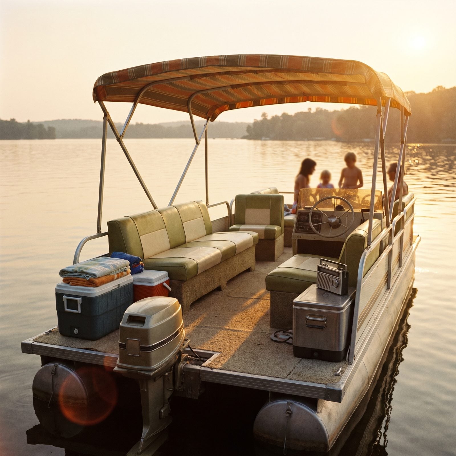 Pontoon Boat Cruises With the Whole Family Aboard