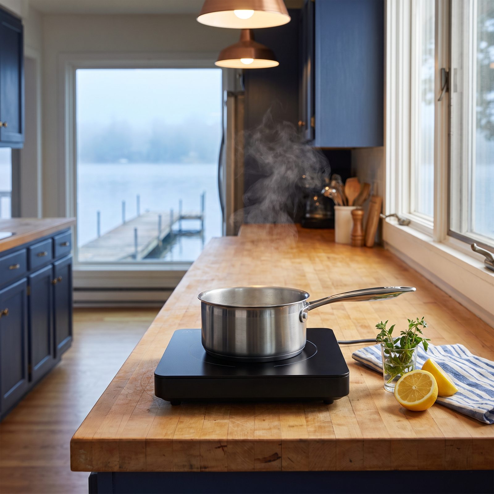 A Portable Induction Burner for Safer Small Meals