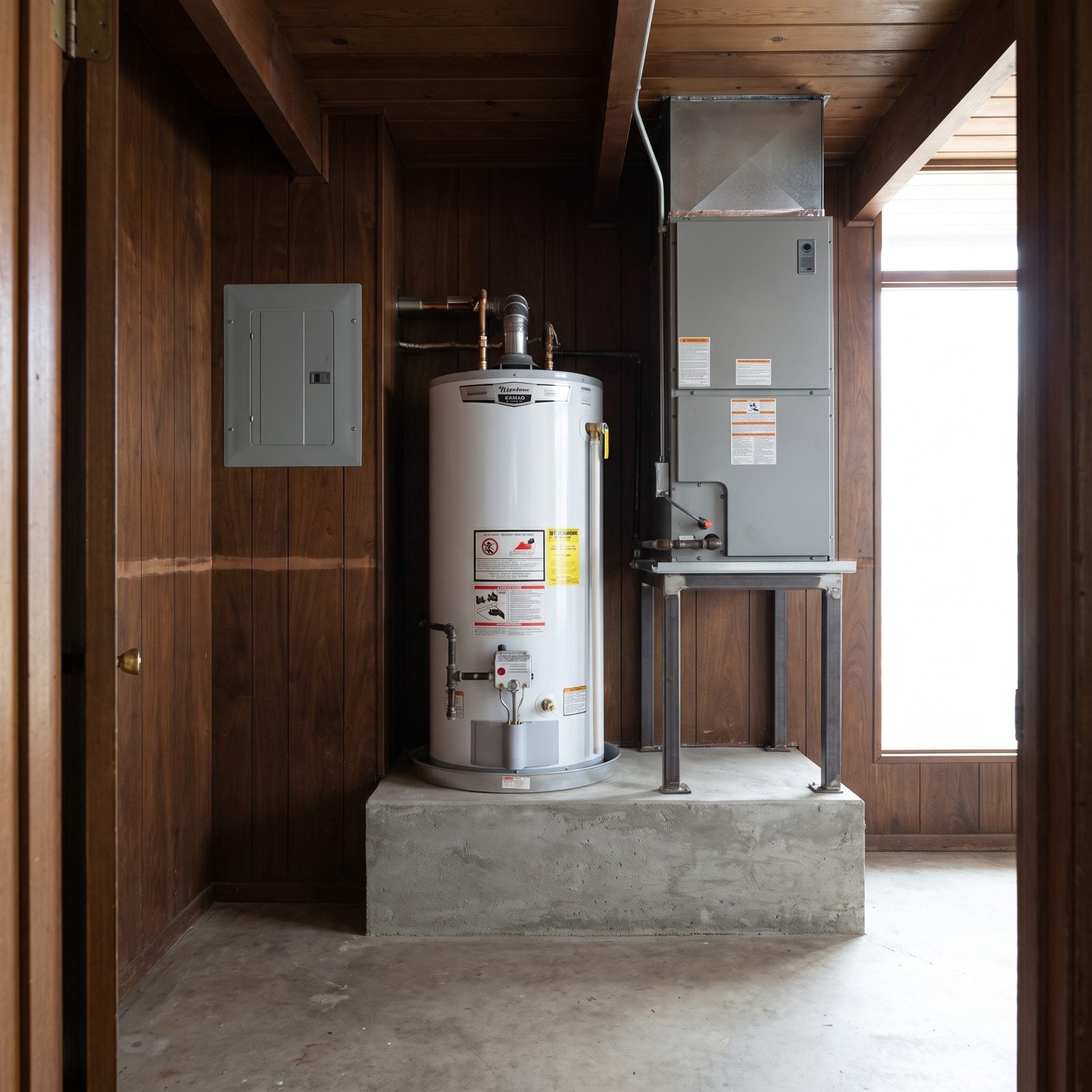 Raising HVAC Units, Water Heaters and Electrical Panels Above Flood Level