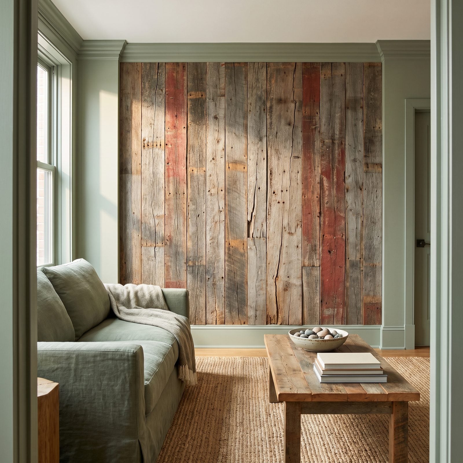 Reclaimed Barn Wood Interior Walls