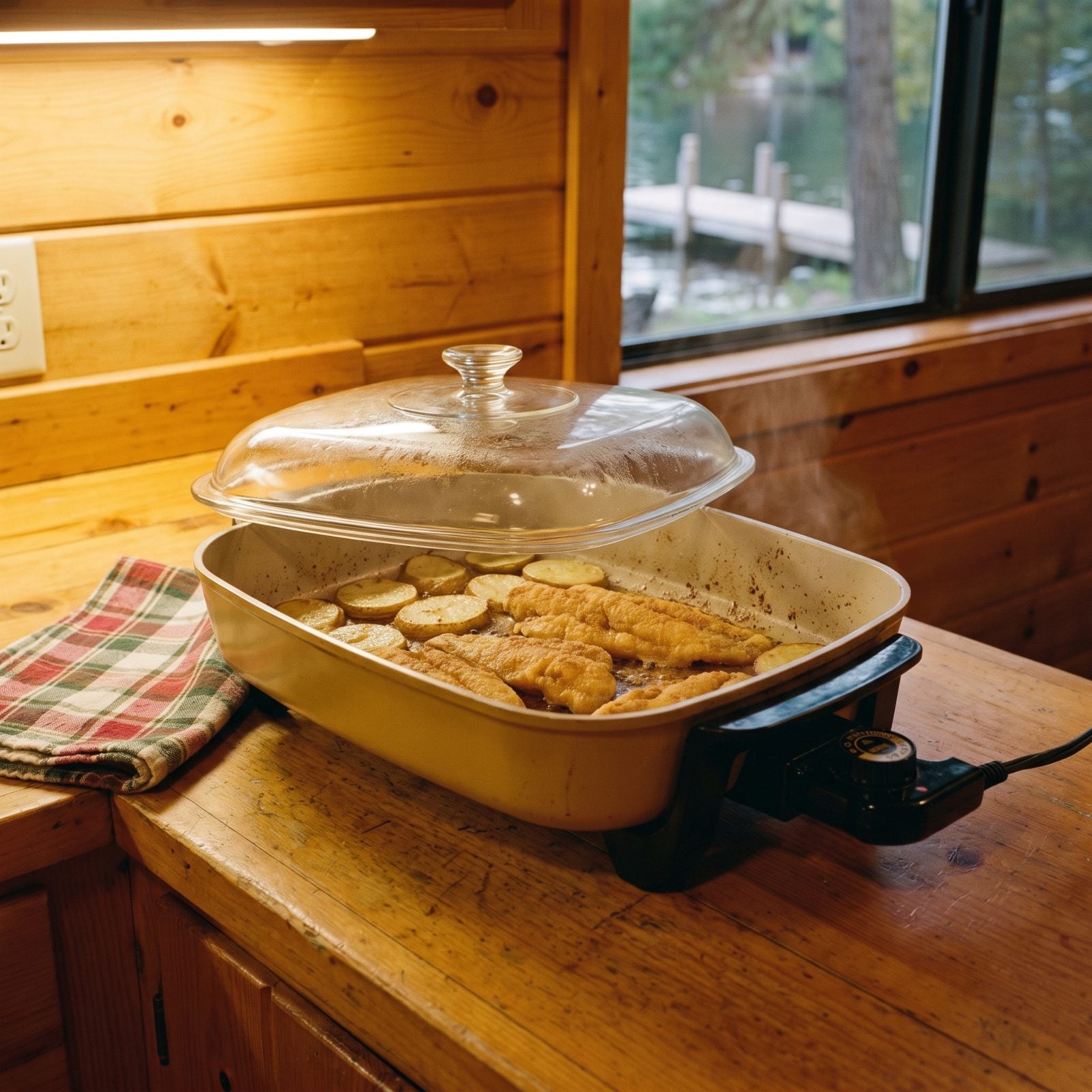A Rectangular Electric Skillet for One-Pan Suppers