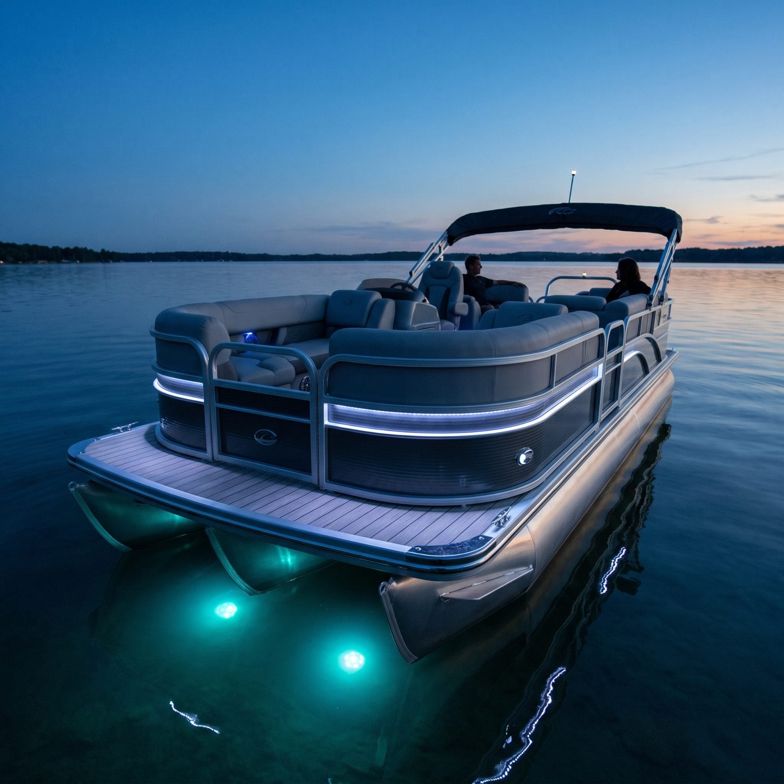 Run Color-Changing LED Deck Lights for the Evening Cruise