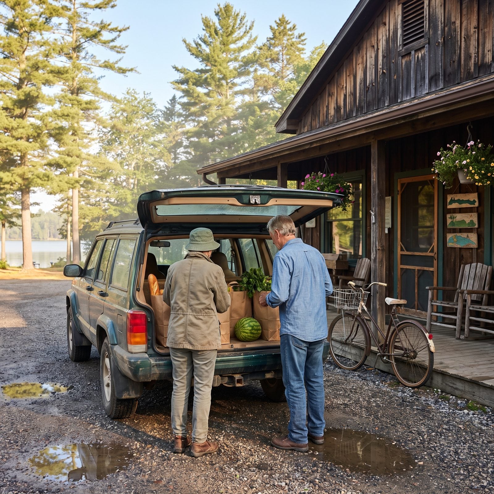 Running an Errand Every Day, Trips Into Town Become More Deliberate
