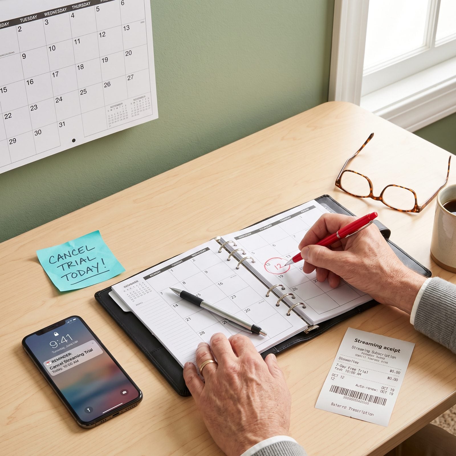 Schedule a Trial's Cancellation the Same Day It Starts