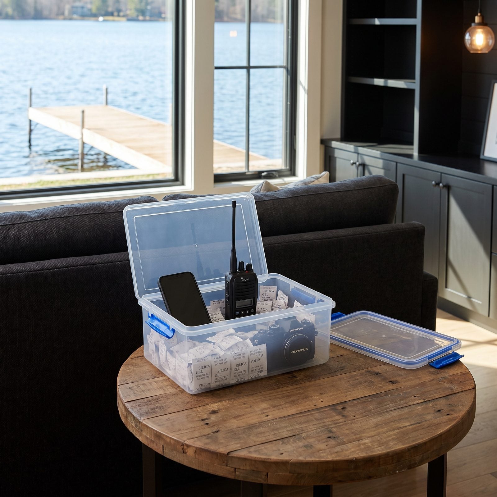 Seal Damp Electronics in a Box With Silica Packets