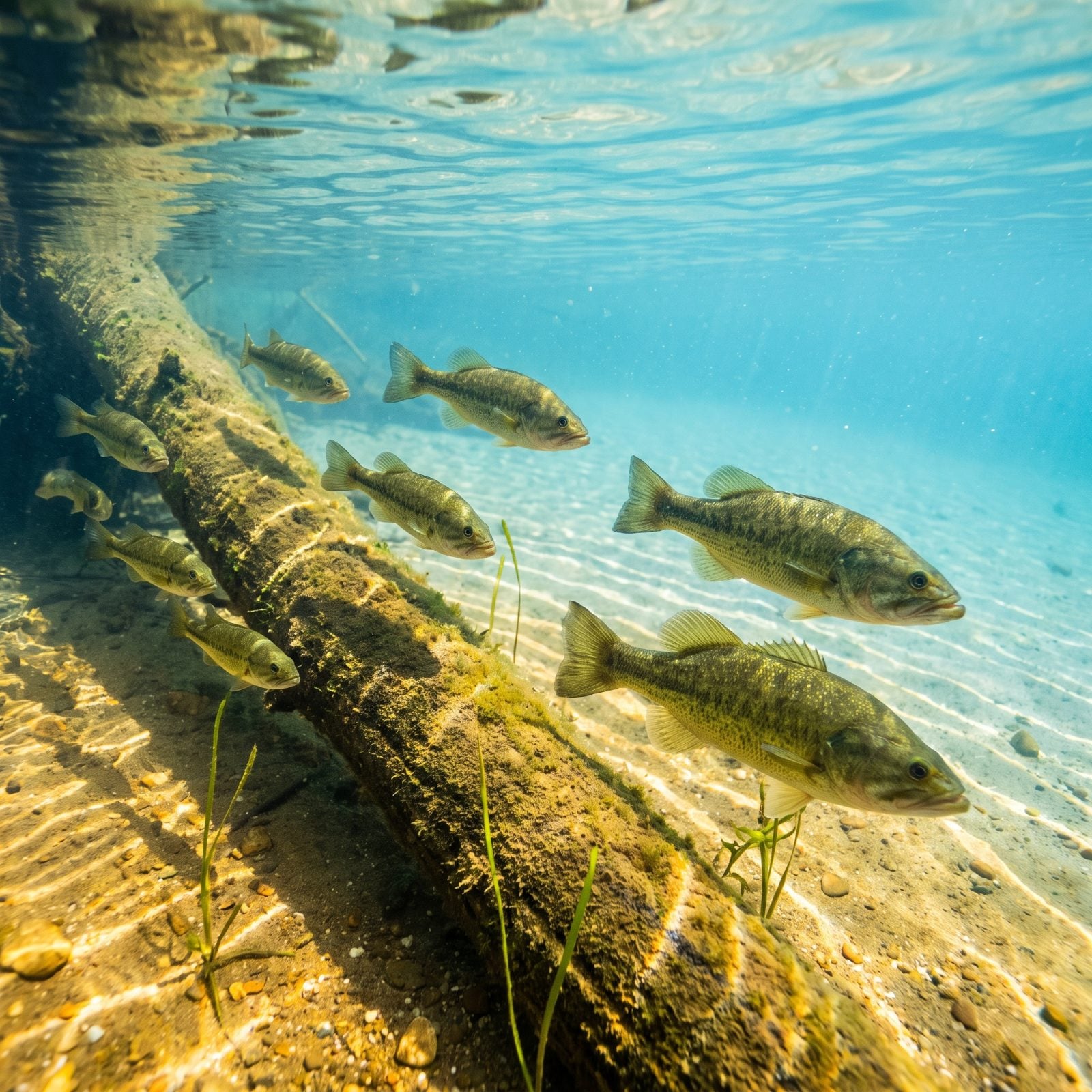 Several Size Classes of the Same Fish Species in One Spot