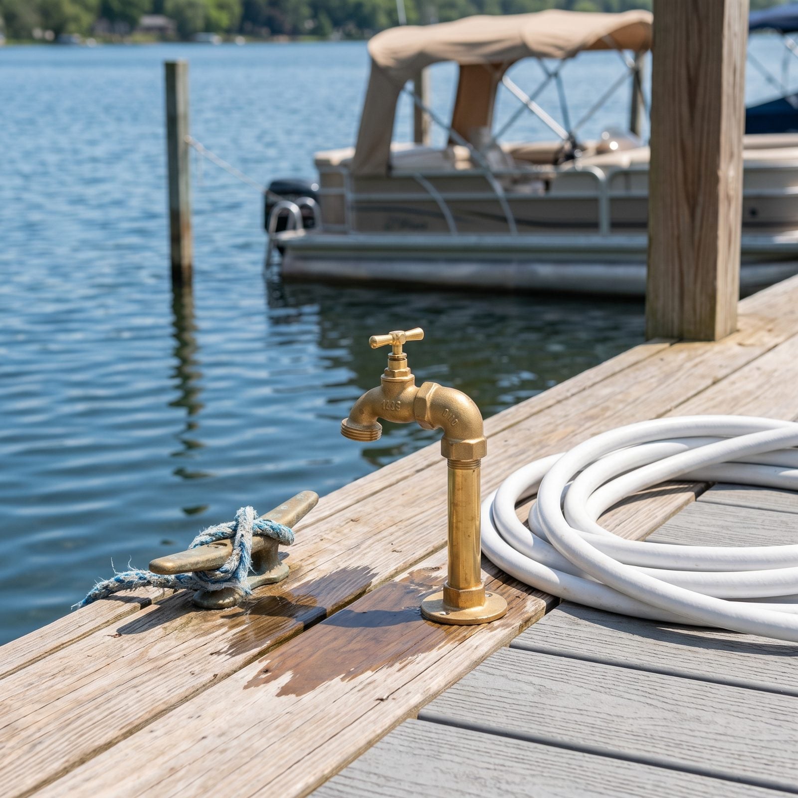 Shut Off Dock Water Before Walking Away From the Boat