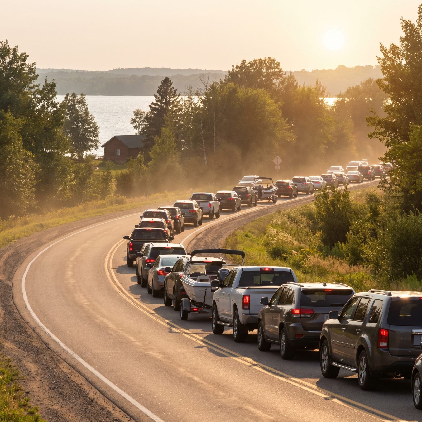 Six Friday Traffic Jams Change How Distance Feels