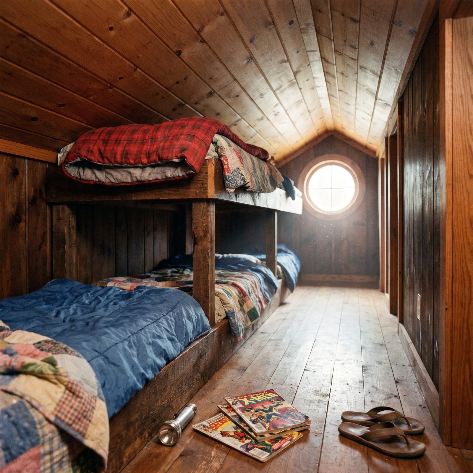 Sleeping in Bunk Beds in the Musty Cabin Loft