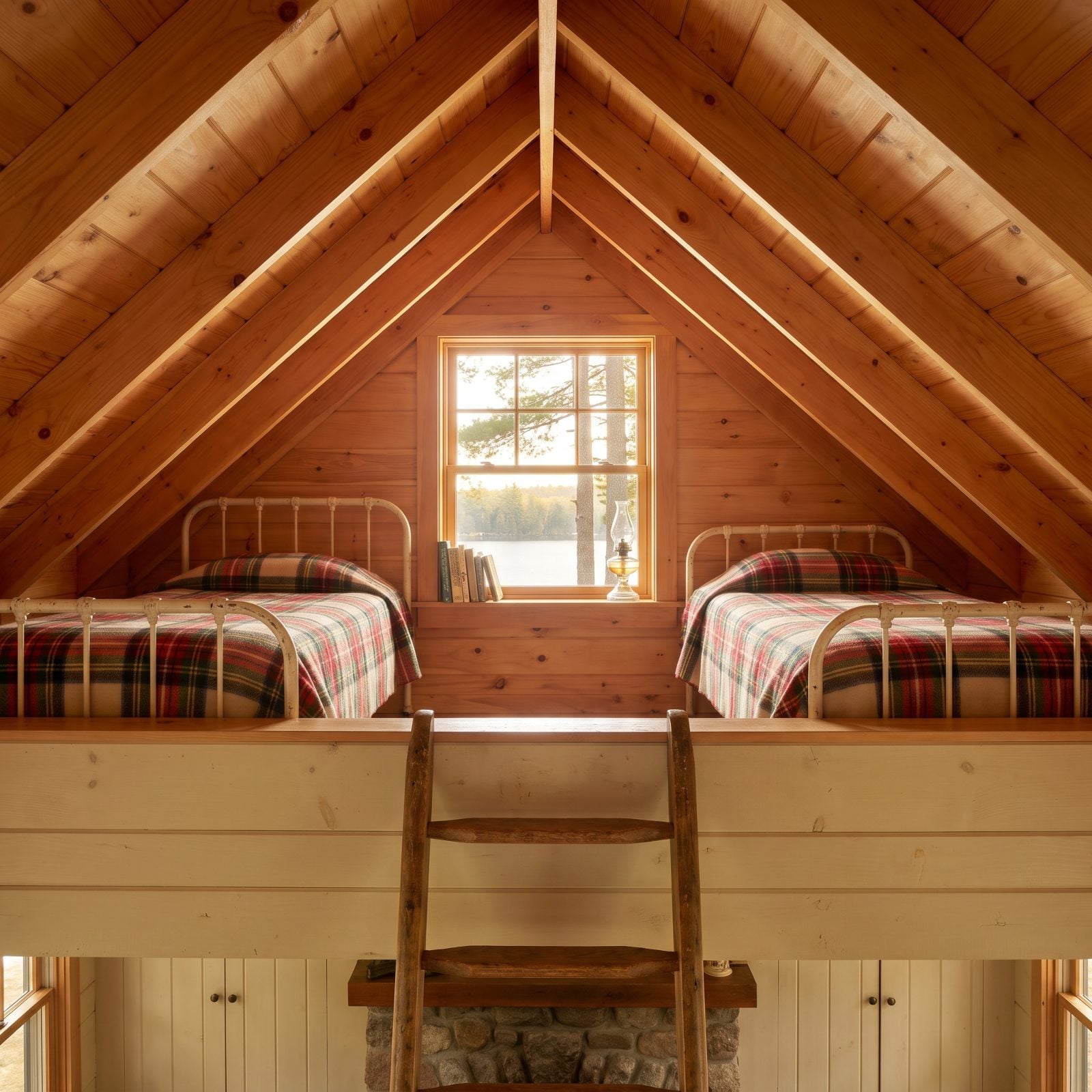 A Sleeping Loft You Climbed a Ladder to Reach