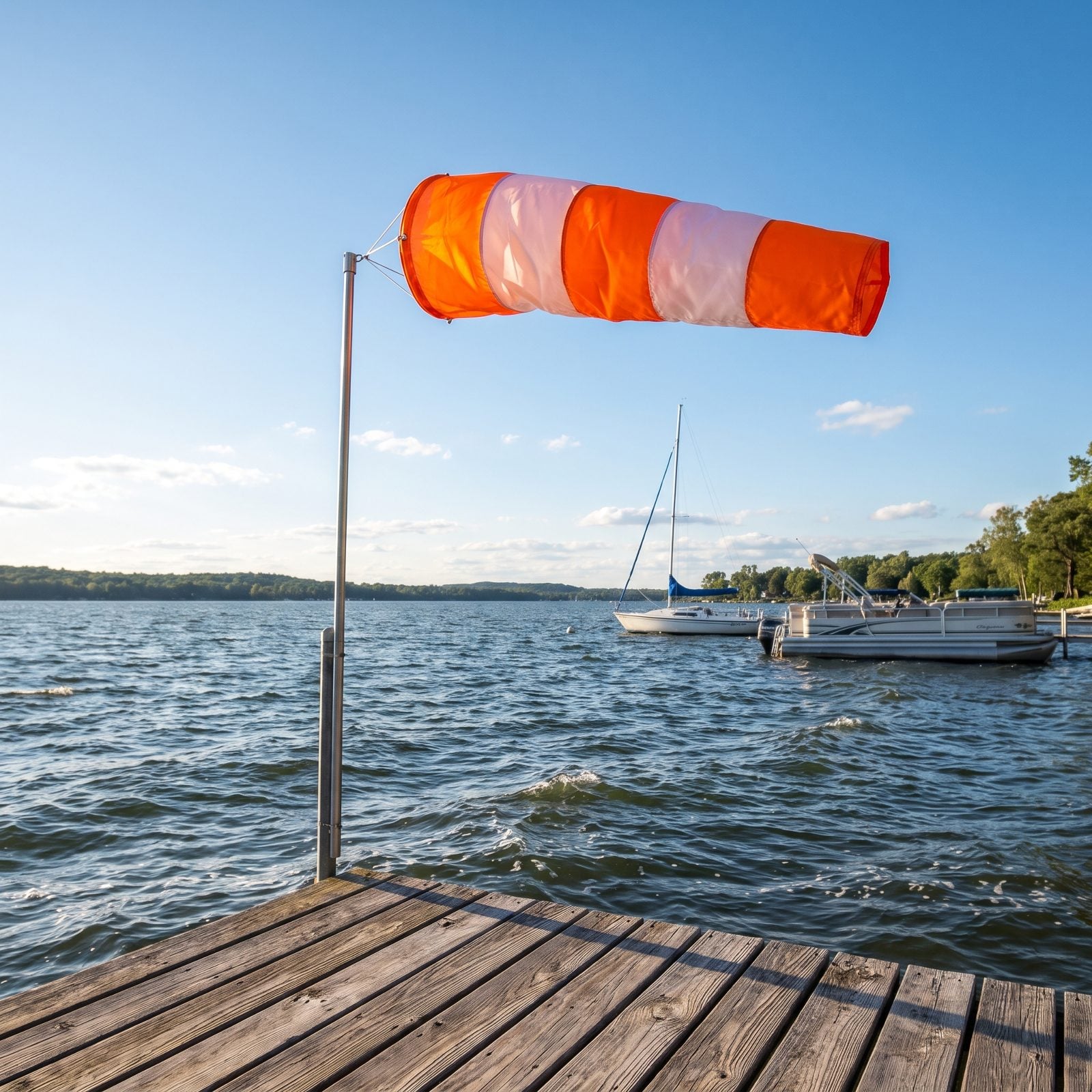 A Small Windsock That Reveals Crosswinds at a Glance