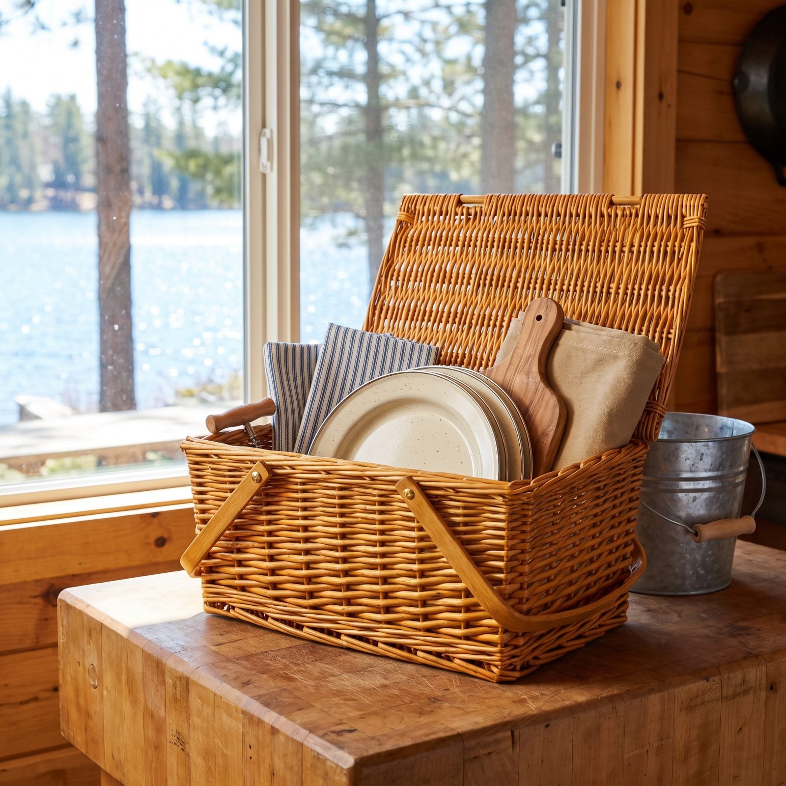 Stock a Ready-Made Picnic Basket in the Pantry