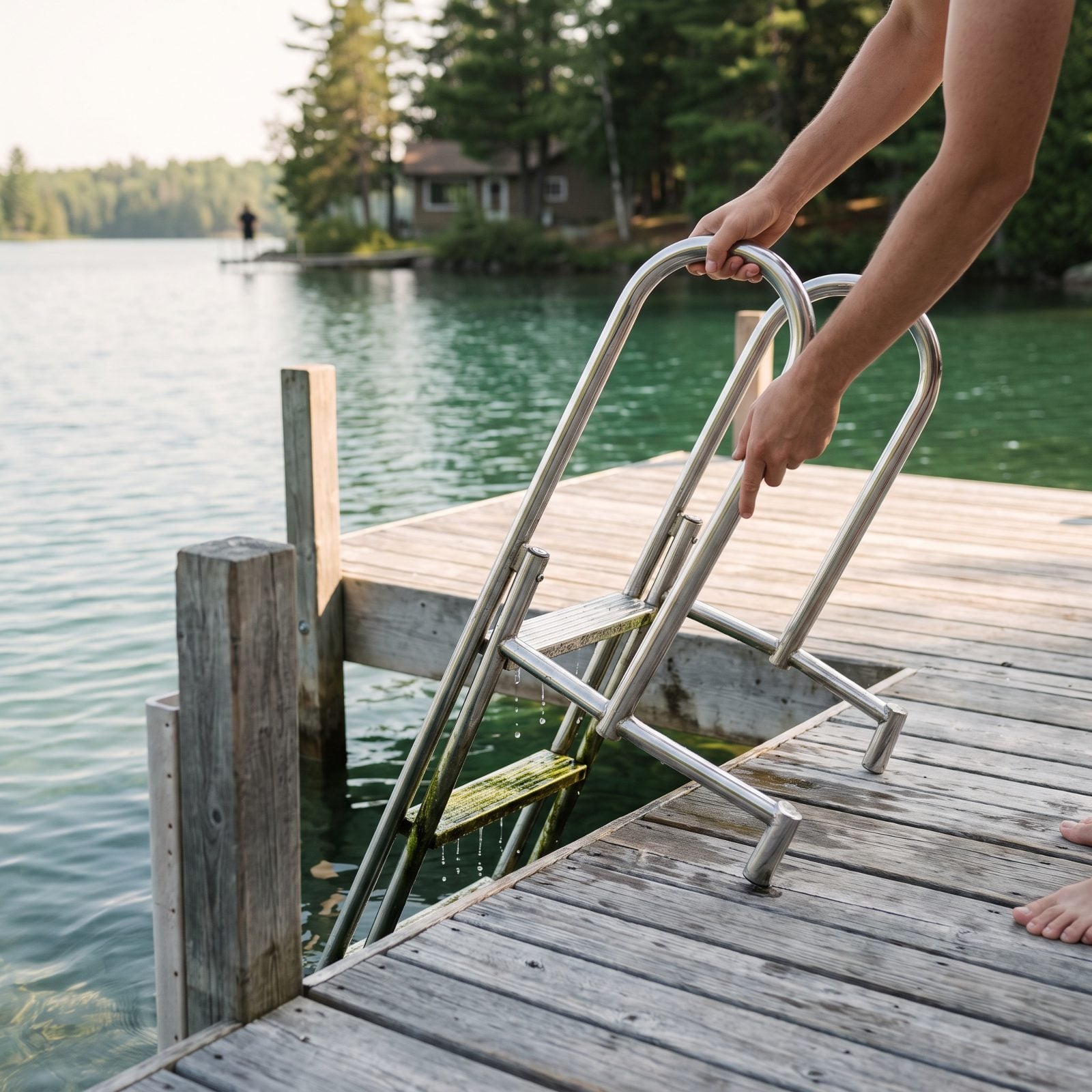 Stop Leaving the Swim Ladder Deployed Between Visits