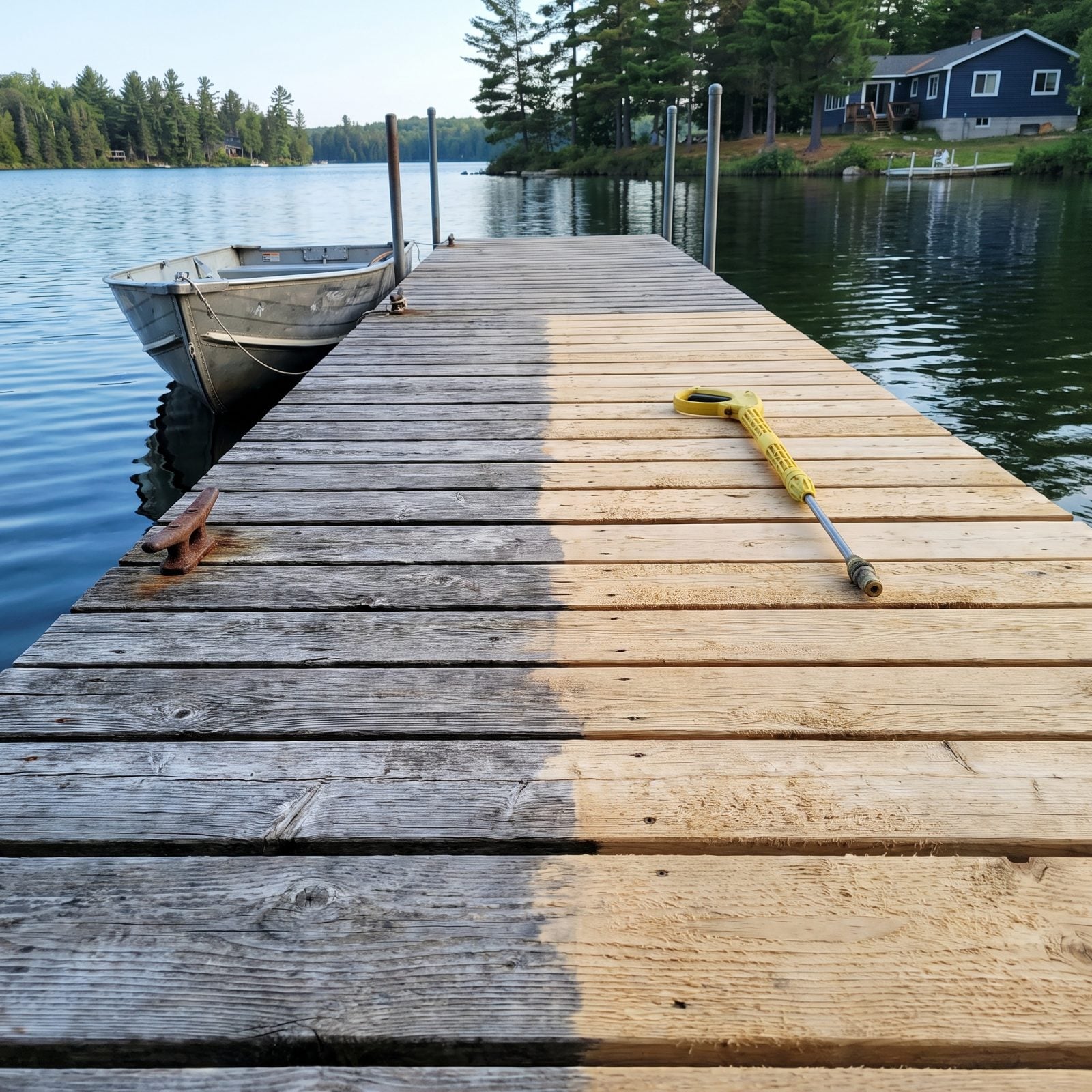 Stop Pressure-Washing the Whole Dock Every Spring