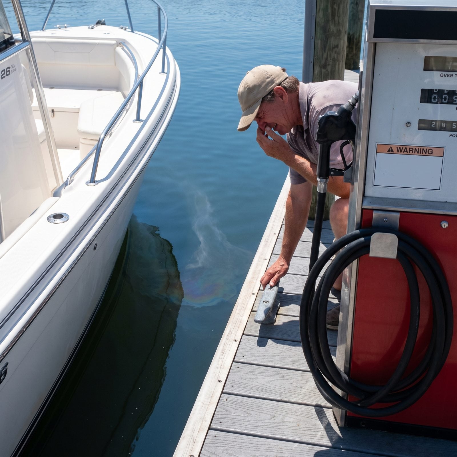 A Strong Fuel-Vapor Smell Is Coming From the Boat