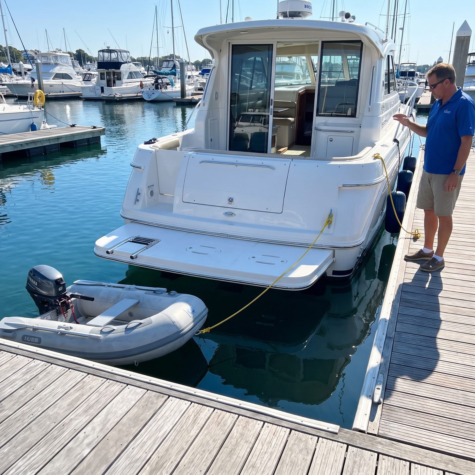 The Swim Platform or Towed Dinghy Was Left Out of the Listed Length