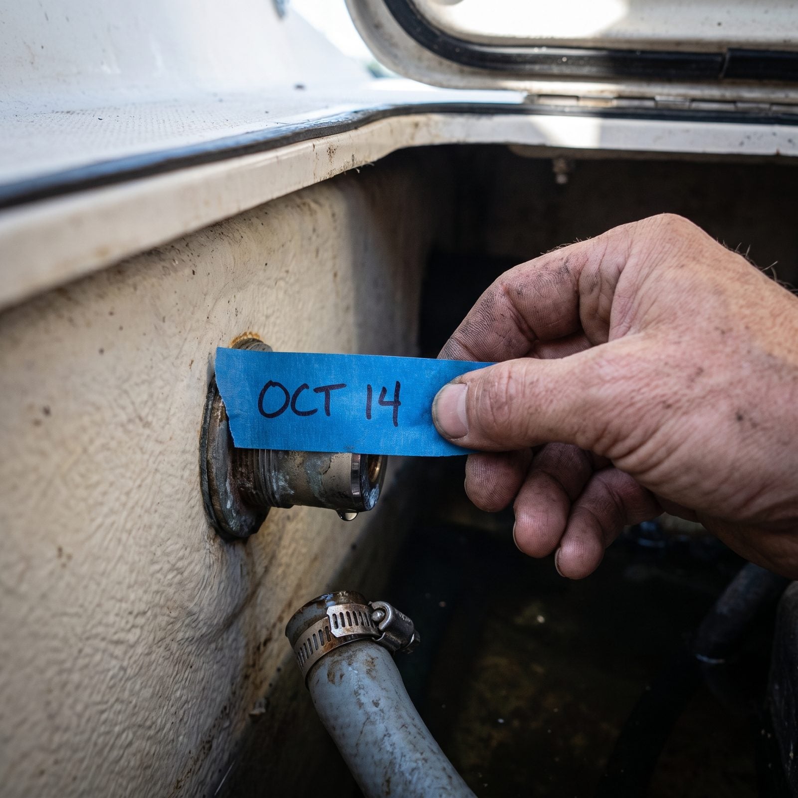 Tag a Suspected Leak With Dated Painter's Tape
