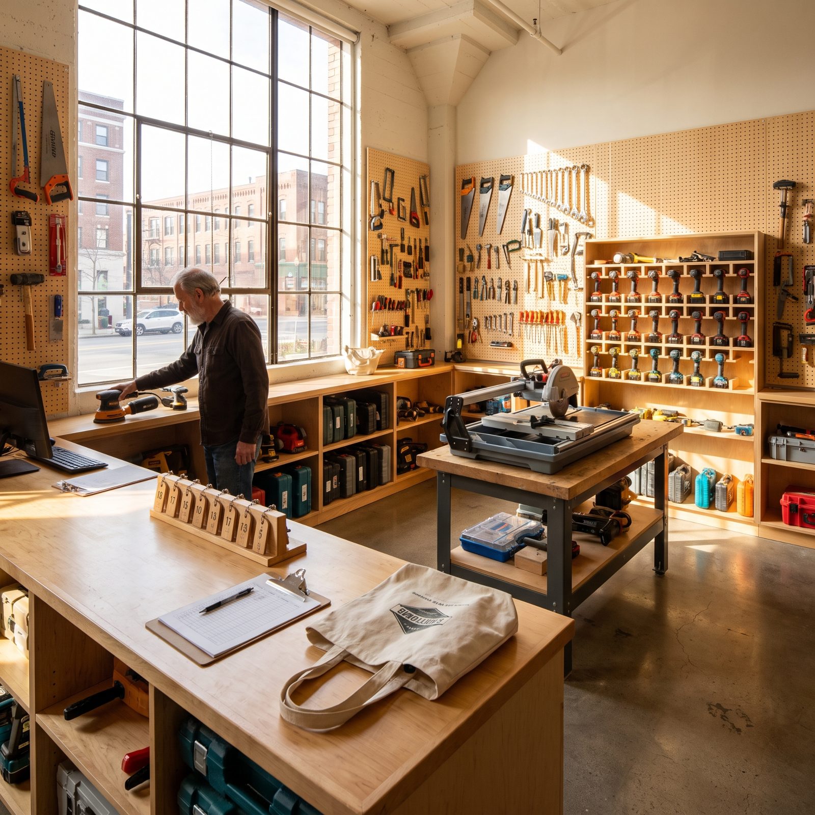 A Tool-Lending Library Instead of a Packed Garage