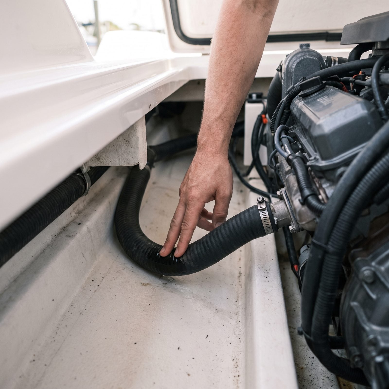 Trace the Bilge-Pump Hoses by Hand Before the Season's First Trip