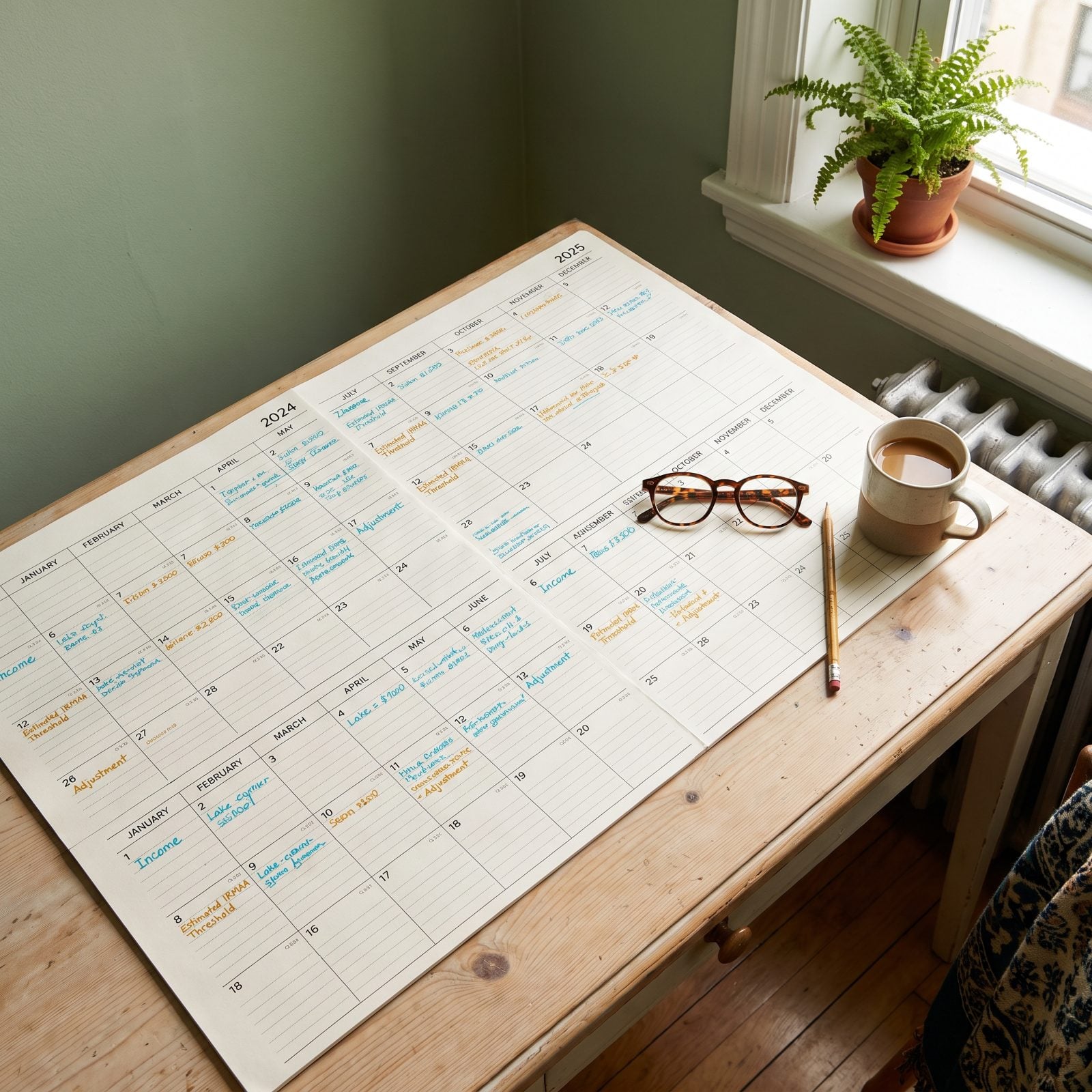Track Income on a Two-Year Calendar to See IRMAA Coming