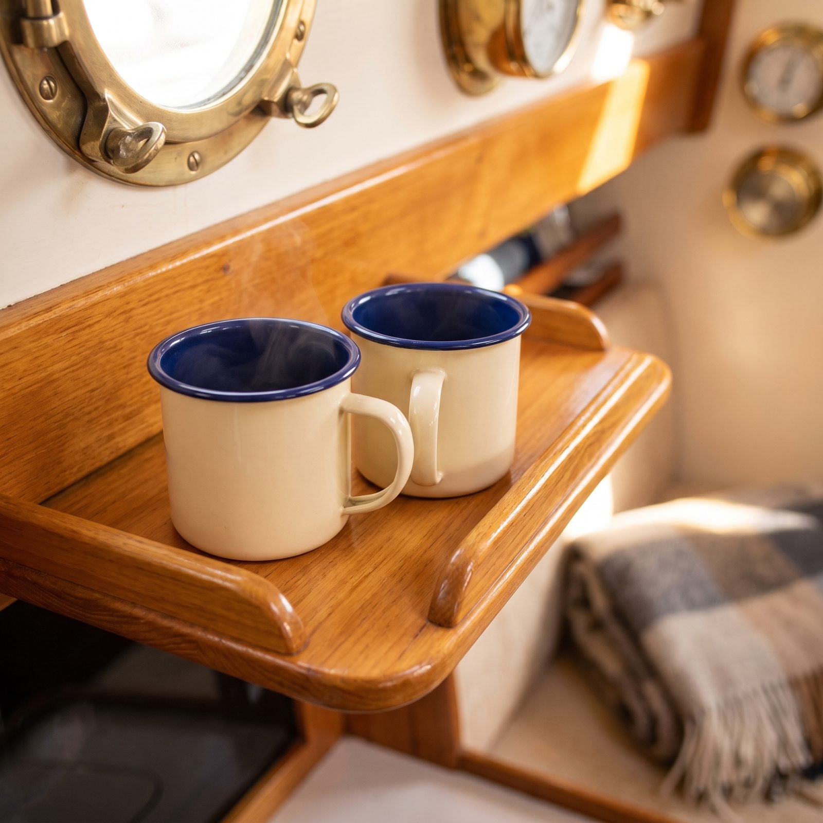 Turn Every Mug Handle Inboard Before Getting Underway