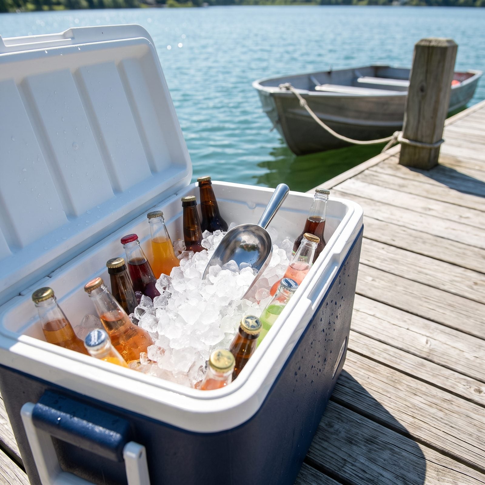 Use an Ice Scoop Instead of Hands in the Cooler