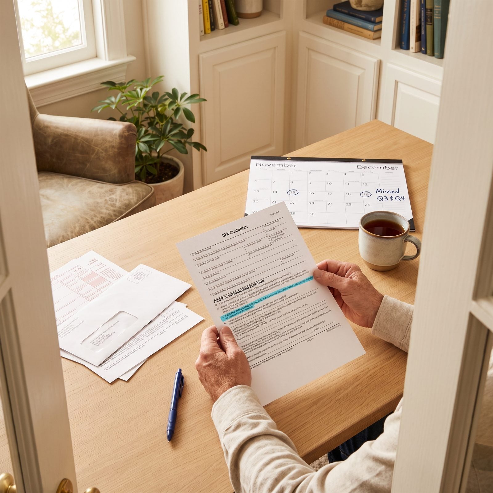 Use Late-Year IRA Withholding to Fix Missed Quarterly Tax Payments
