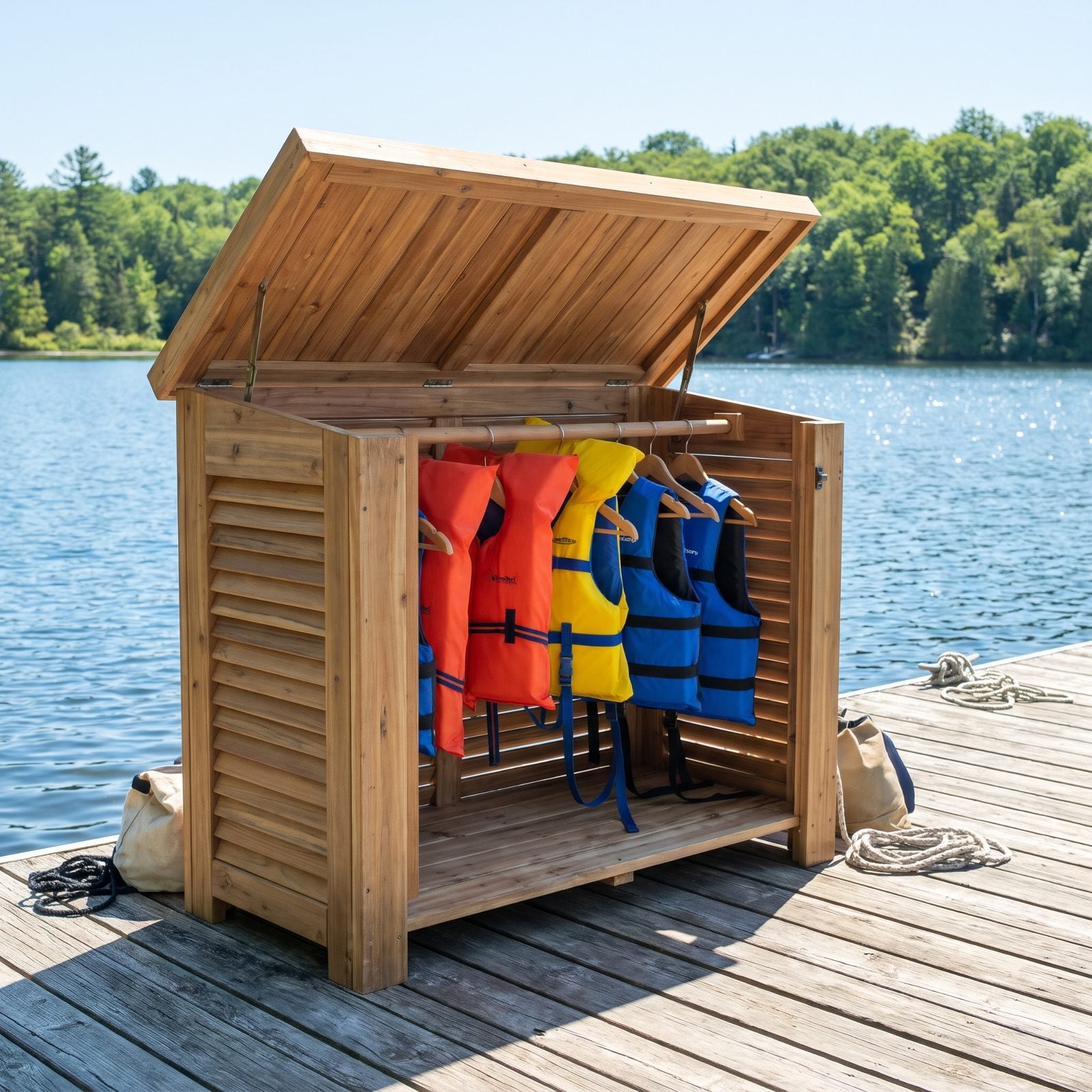 A Ventilated Locker That Lets Life Jackets Dry