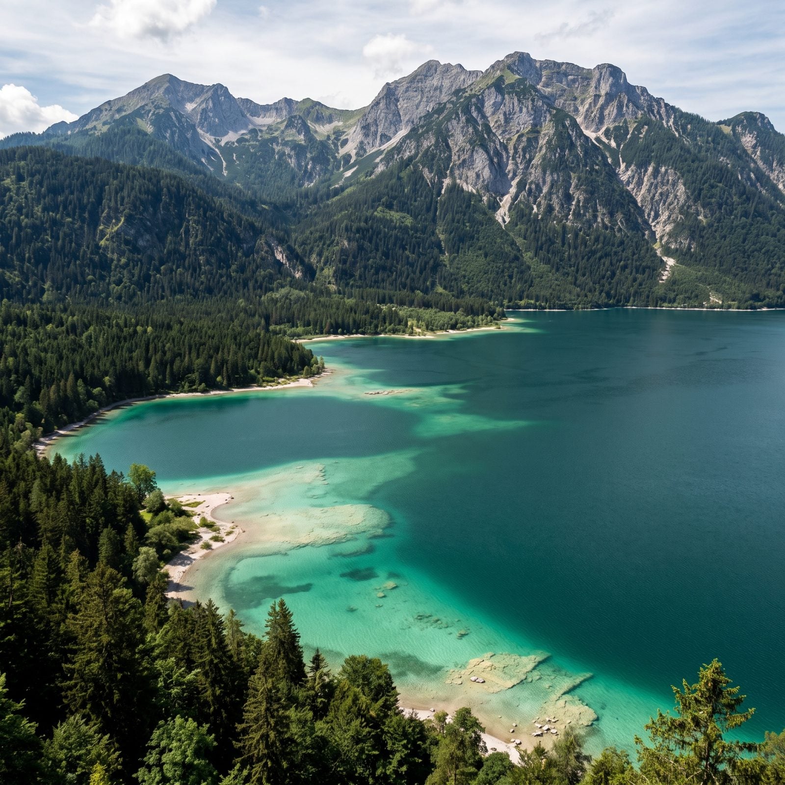 Walchensee, Germany, Caribbean Color Under the Bavarian Alps