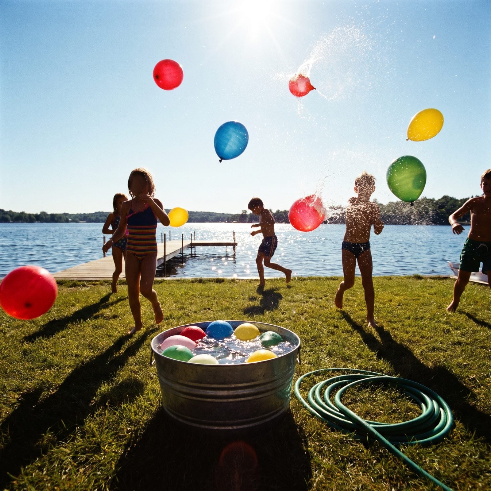 Water Balloon Fights on a Scorching Afternoon