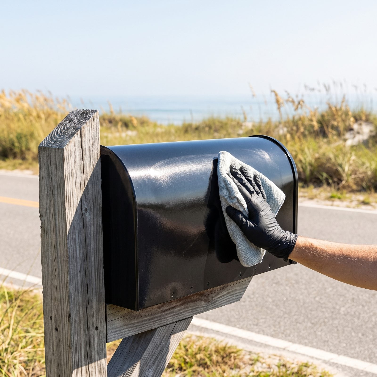 Wax the Metal Mailbox Before the Salt-Spray Season