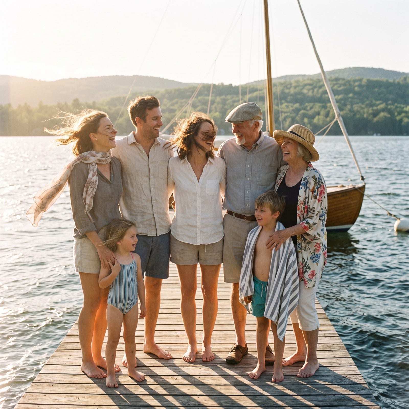 Windblown Hair in Family Photos, The Setting Matters More Than Perfect Styling