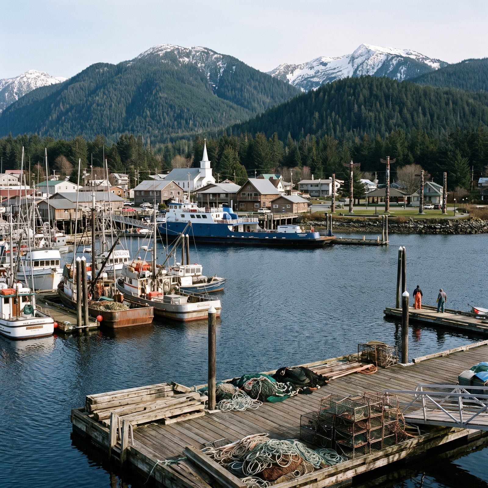 Wrangell, Alaska, A Working Port Keeps Tlingit Heritage in Plain View