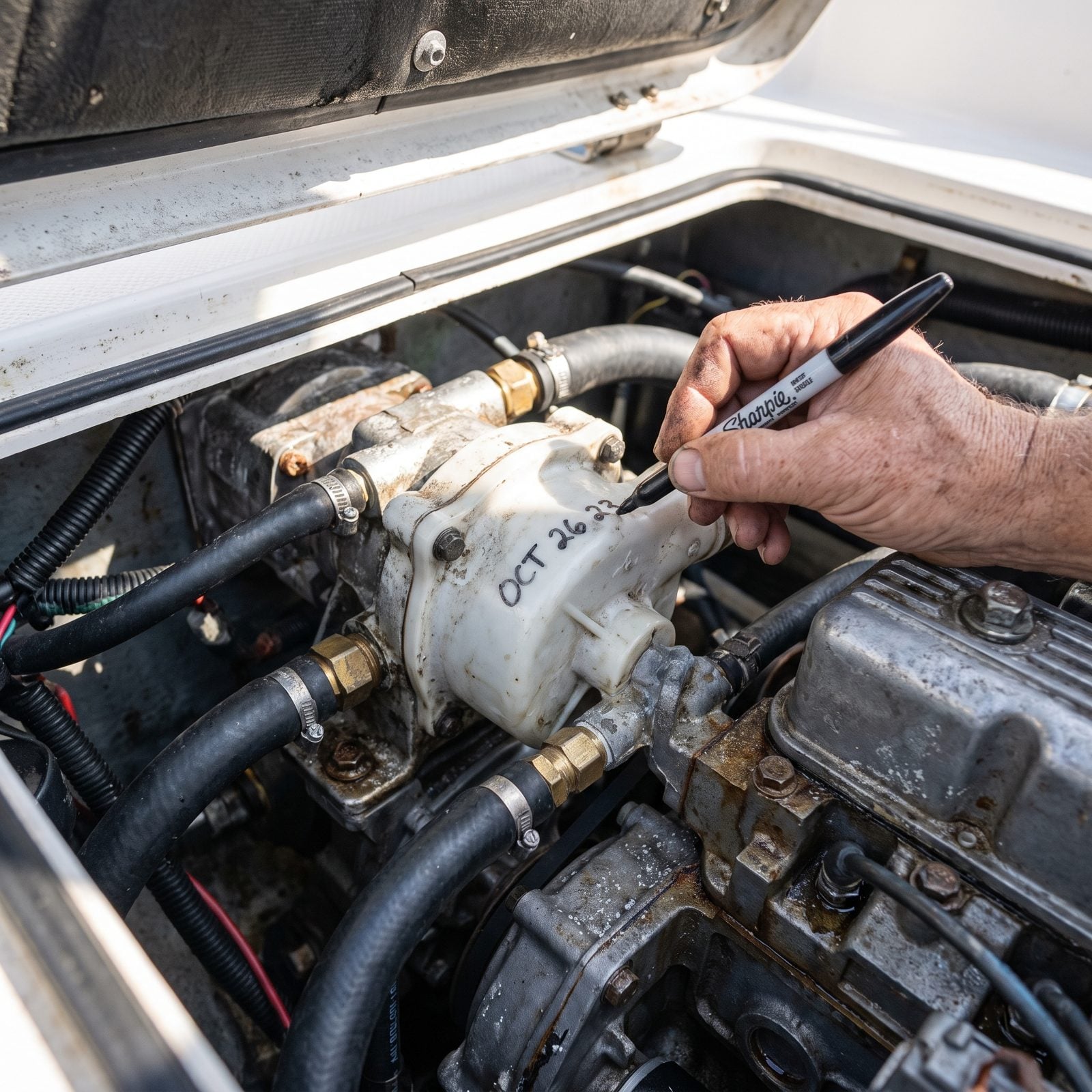 Write Filter and Impeller Dates Directly on Their Housings