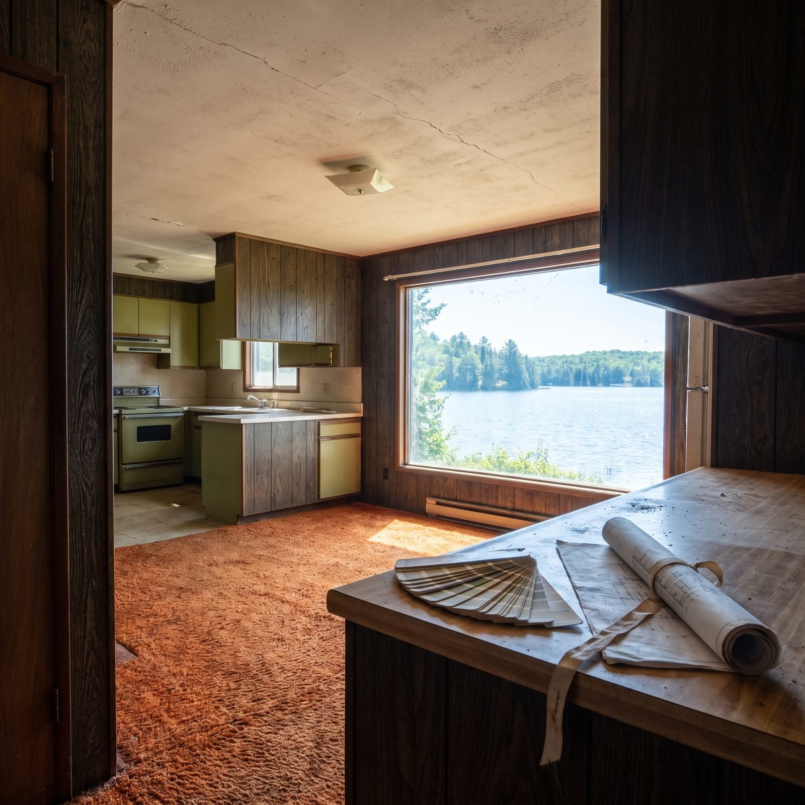 You Fall for Renovation Potential, Not the Actual Cabin