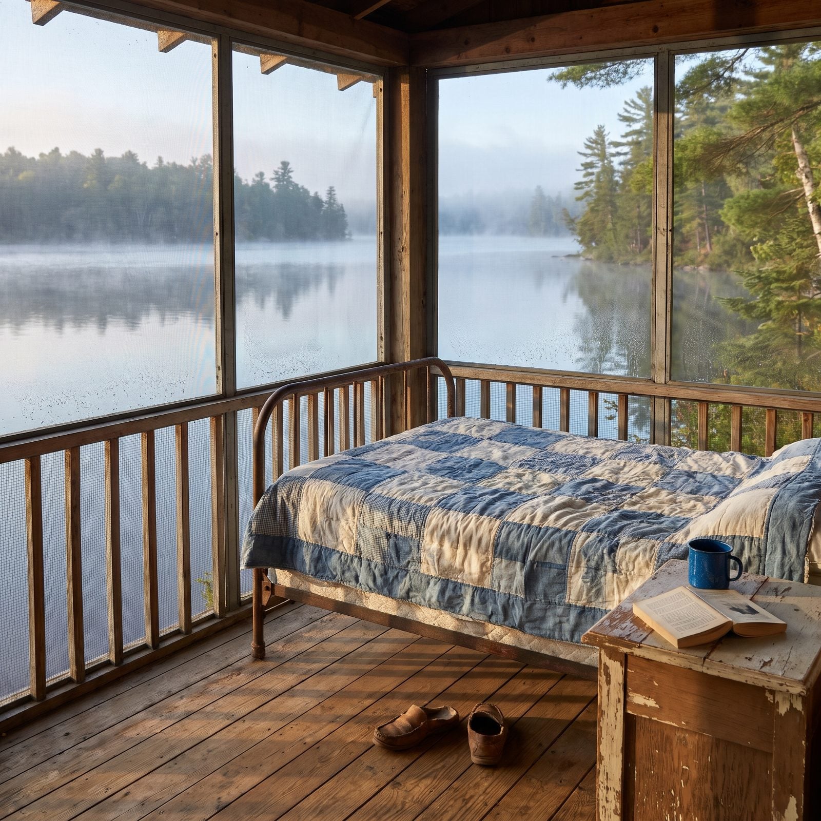 You Forgive Terrible Mattresses for That Screened-Porch View