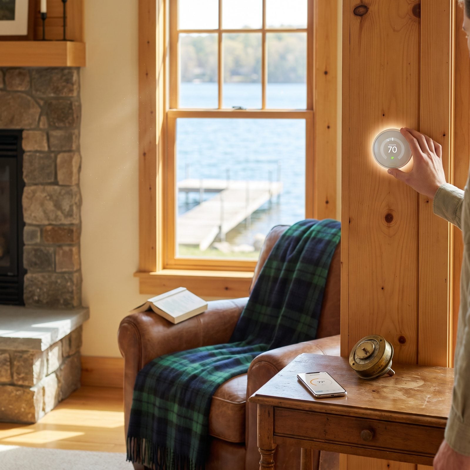 You Install Smart Thermostats to Escape Another Cabin Chore