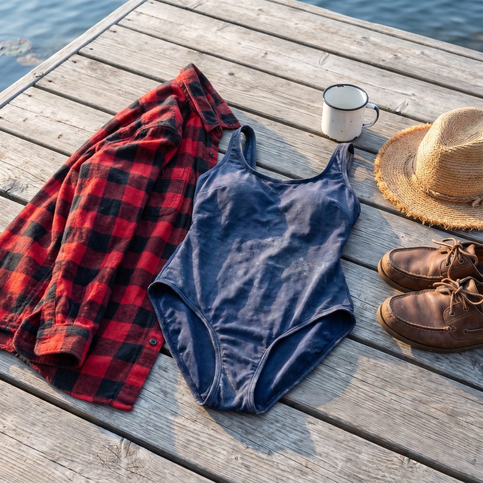 Your Favorite Outfit Is a Swimsuit and a Flannel